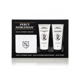 Pachet Promo - Percy Nobleman Face&Stubble Care Kit ( balsam 75ml + sapun 75ml + prosop )