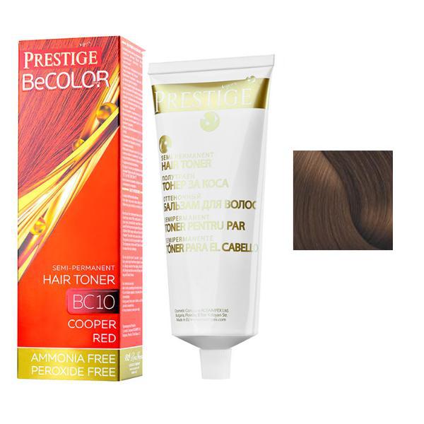 Vopsea de Par Semi-Permanenta Rosa Impex Prestige VIP's BeColor Hair Toner, nuanta BC04 Caramel Brown, 100ml 100ml