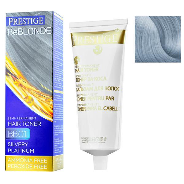 Vopsea de Par Semi-Permanenta Rosa Impex Prestige VIP&#039;s BeBlonde Hair Toner, nuanta BB05 Northern Lights, 100ml