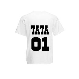 Tricou barbatesc personalizat, print spate TATA, marime S - Cadouri Optime