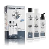 Pachet Impotriva Caderii Parului Natural cu Aspect Dramatic Subtiat - Nioxin System 2, Sampon 300 ml+ Balsam 300 ml+ Tratament 100 ml