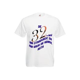 Tricou personalizat Fruit of the loom barbat 32 ani alb S