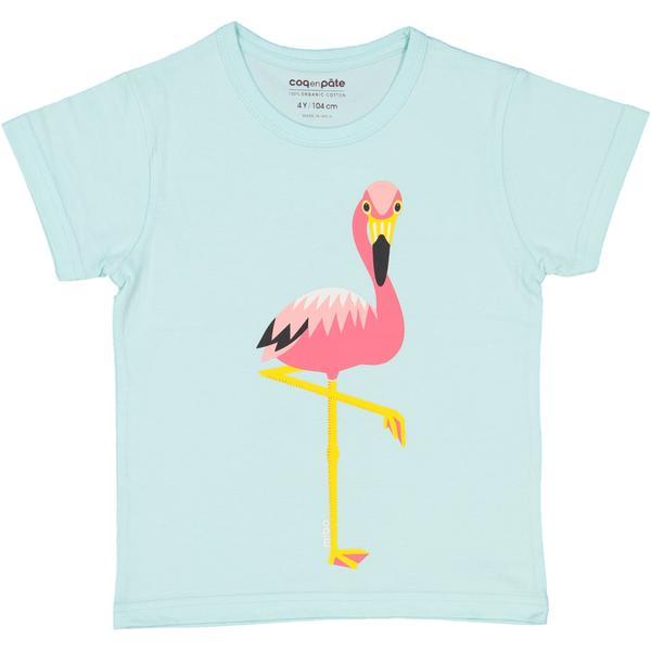 Tricou vernil Flamingo, varsta 1 - 6 ani - Coqenpate image
