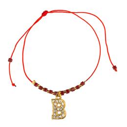 Bratara accesorizata cu pandantiv initiala b lucy style 2000
