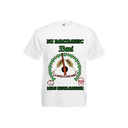 Tricou personalizat Fruit of the loom barbat nu imbatranesc 33 ani alb L