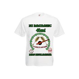 Tricou personalizat Fruit of the loom barbat nu imbatranesc 48 ani alb XL