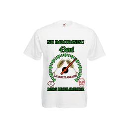 Tricou personalizat Fruit of the loom barbat nu imbatranesc 43 ani alb XXL