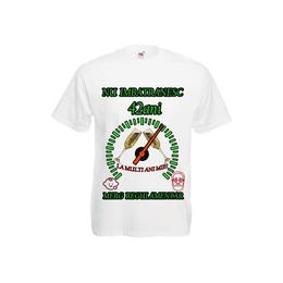 Tricou personalizat Fruit of the loom barbat nu imbatranesc 42 ani alb XL