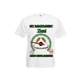 Tricou personalizat Fruit of the loom barbat nu imbatranesc 21 ani alb L