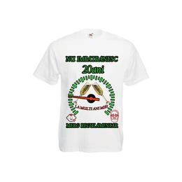 Tricou personalizat Fruit of the loom barbat nu imbatranesc 20 ani alb M
