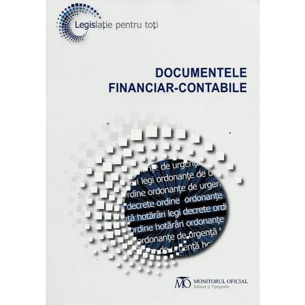 Documentele financiar-contabile, editura monitorul oficial