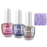 Lac de Unghii Alfar Catherine Arley Silky Touch Glitter, nuanta 751 Perano, 14ml