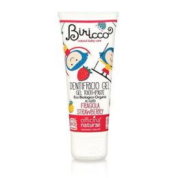 Pasta de dinti copii gel bio capsuni (fara fluor) 75 ml