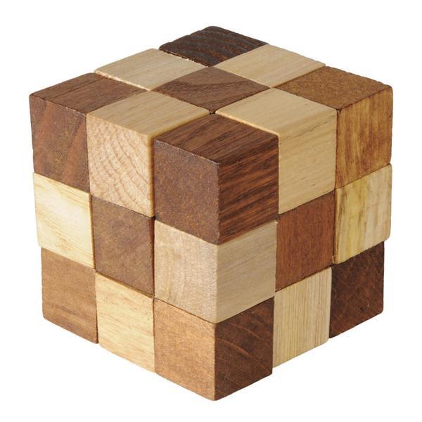 Joc logic din lemn crazy cube - Fridolin