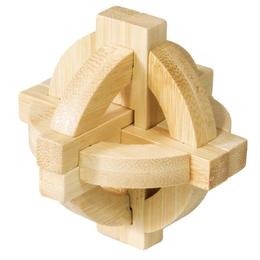Joc logic din lemn de bambus disc dublu,fridolin