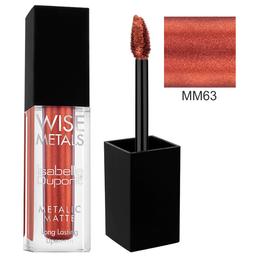 Ruj de buze mat rezistent la transfer isabelle dupont paris metallic matte, nuanta mm63 copper, 4.5ml