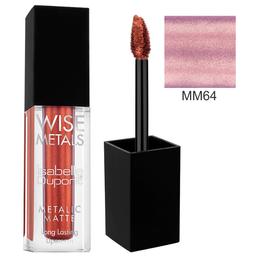 Ruj de buze mat rezistent la transfer isabelle dupont paris metallic matte, nuanta mm64 bright pink, 4.5ml