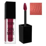 Ruj de Buze Mat Rezistent la Transfer Isabelle Dupont Paris Satin Matte, nuanta SM48 Cinnabar, 4.5ml