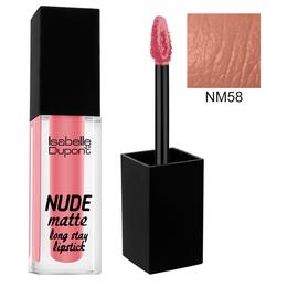 Ruj de buze mat rezistent la transfer isabelle dupont paris nude matte, nuanta nm58 cocoa, 4.5ml