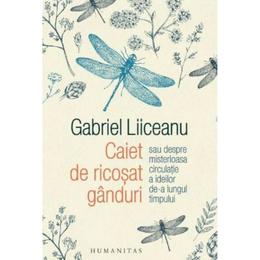 Caiet de ricosat ganduri - Gabriel Liiceanu, editura Humanitas