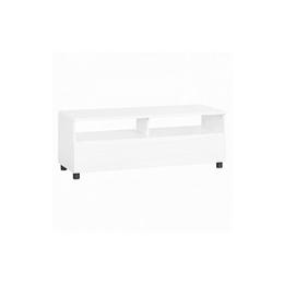 Comoda TV NEW PORT in stil Modern, din MDF si PAL, culoare Alb