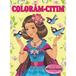 Coloram-citim: alba ca zapada, editura biblion