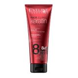 Balsam de par, Eveline Cosmetics, 8 in 1 Hair Clinic keratin color & repair, 250 ml