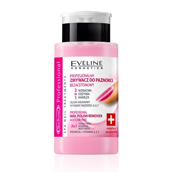 Dizolvant profesional Eveline Cosmetics 3 in 1 fara acetona 190 ml esteto imagine noua