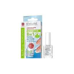 Tratament profesional pentru unghii 8 in 1, eveline cosmetics, sensitive 12ml