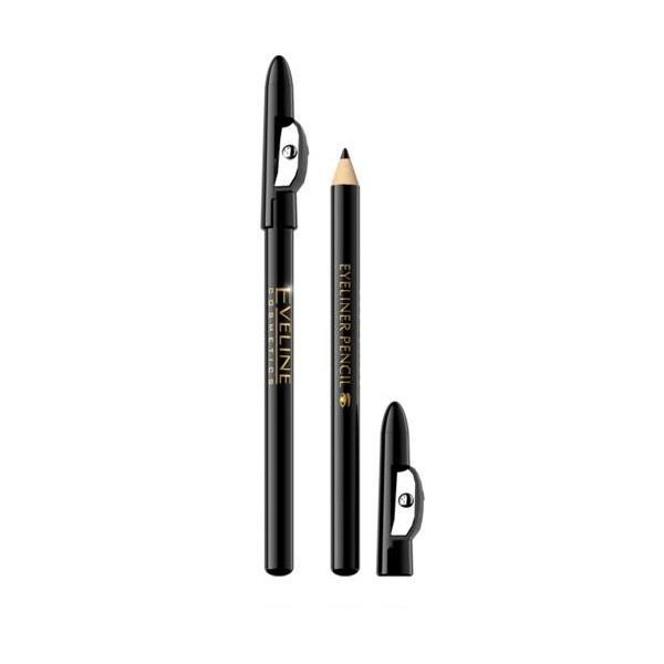 Creion de ochi cu ascutitoare Eveline Cosmetics 7g – nuanta black Eveline Cosmetics esteto.ro