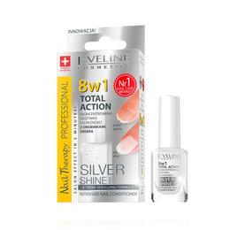 Tratament profesional pentru unghii 8 in 1, eveline cosmetics, silver shine 12ml