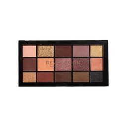 Paleta fard de pleoape makeup revolution re-loaded palette, velvet rose, 15 nuante