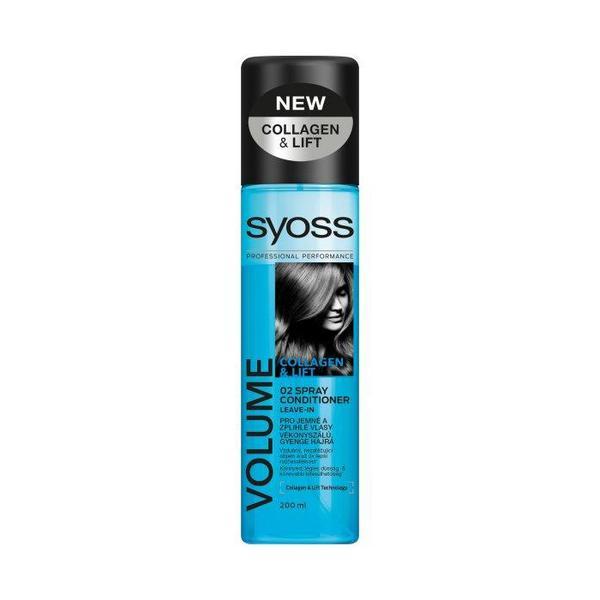 Balsam de par, Syoss, Volume Collagen & Lift, Spray Leave-In, 200 ml imagine