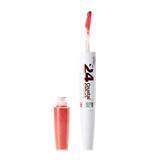 Ruj Maybelline NY SuperStay 24h, rezistent la transfer 15ml, 470 Precious Coral