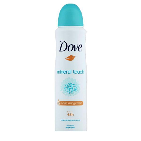 Deodorant antiperspirant spray, Dove, Mineral Touch 48h, 150 ml #150 poza noua reduceri 2022