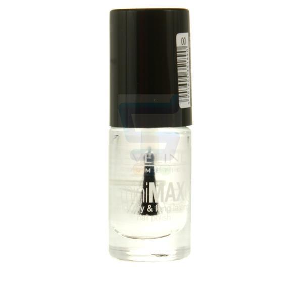 Lac de unghii, Eveline Cosmetics, miniMAX, 5ml, nuanta 00 transparent 5ML