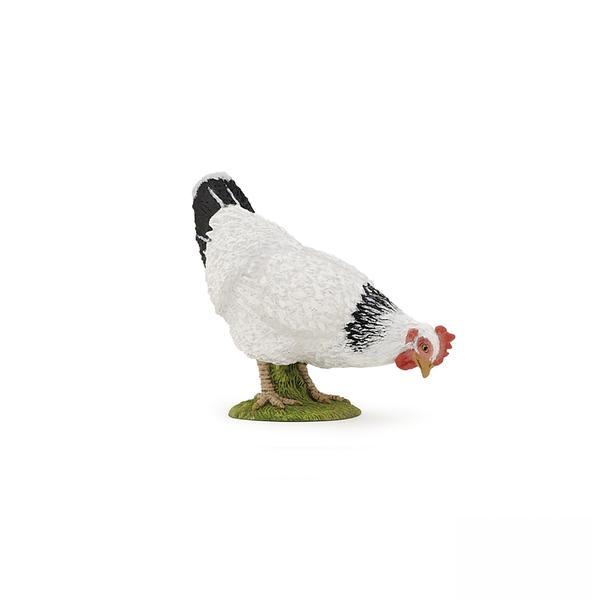 Figurina papo - gaina alba pecking