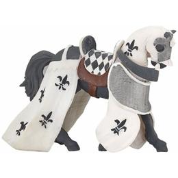 Figurina papo-cal drapat alb