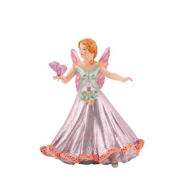 Figurina papo-spiridus roz cu fluturas