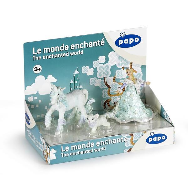Set figurine papo - regina de gheata