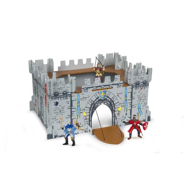 Set Figurine Papo-Castel carton+3 figurine