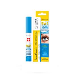 Ser / rimel concentrat pentru gene, eveline cosmetics 8 in 1 total action, 10ml