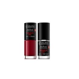 Lac de unghii eveline cosmetics magical gel – set 2 bucati – nuanta 04
