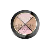 Paleta iluminatoare pentru fata, Eveline Cosmetics, Strobing Sensation 4 in 1, 12g
