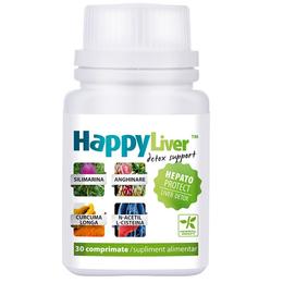 Detoxifierea ficatului rex sol happyliver, 30 comprimate