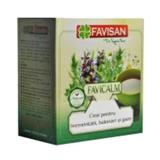 Ceai pentru Fermentatii, Balonari si Gaze Favicalm Favisan, 50g