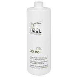Oxidant cu ulei de argan organic - maxxelle think developer stabilized oxidant cream with organic argan oil, 9% 30 vol, 1000ml