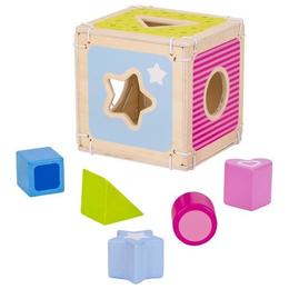 Cub de lemn - set sortare si indemanare - Goki