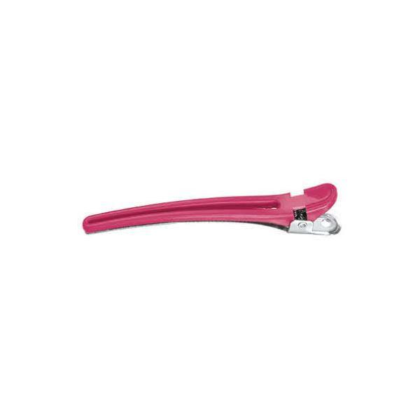 Clips profesional din plastic si aluminiu cromat culoare roz 10 buc. – Comair Professional Comair Professional imagine 2022