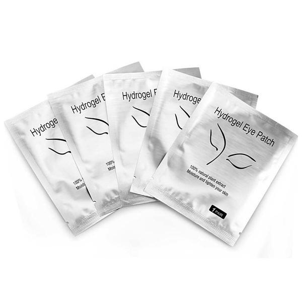 Set Hydrogel Eye Patch 50 perechi, plasturi cu gel hidratant pentru extensii gene Beauty Discount imagine 2022